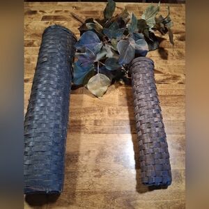 Woven Dark Brown Stem Basket Set